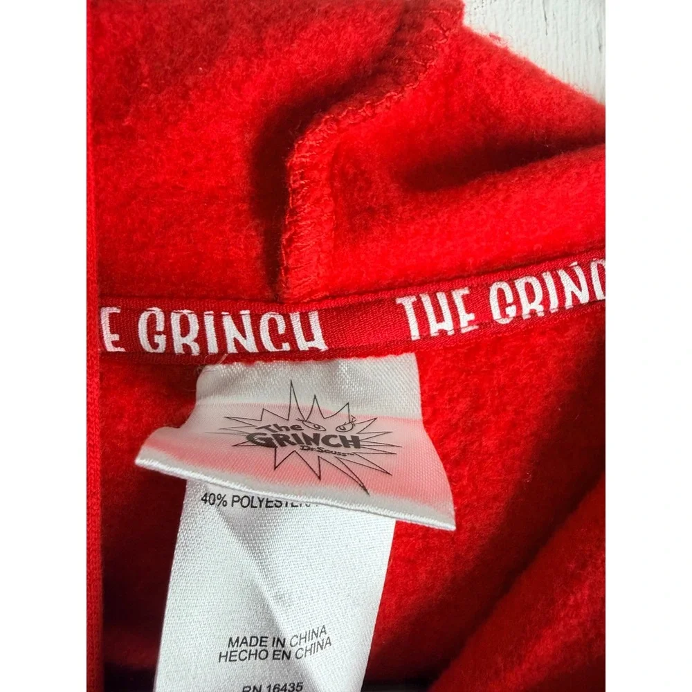 Dr Seuss The Grinch Christmas Hoodie and Pants Set Red Kids 3T 4T RRTF552